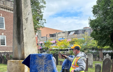 RGA Featured in Union County Publications for Restoration of Caldwell Monument